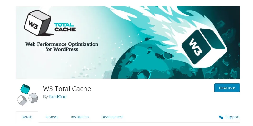 W3 Total Cache WordPress Plugin for optimizing WordPress website