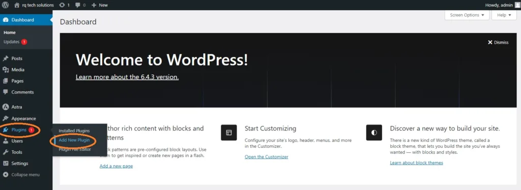 How to install new plugin in WordPress