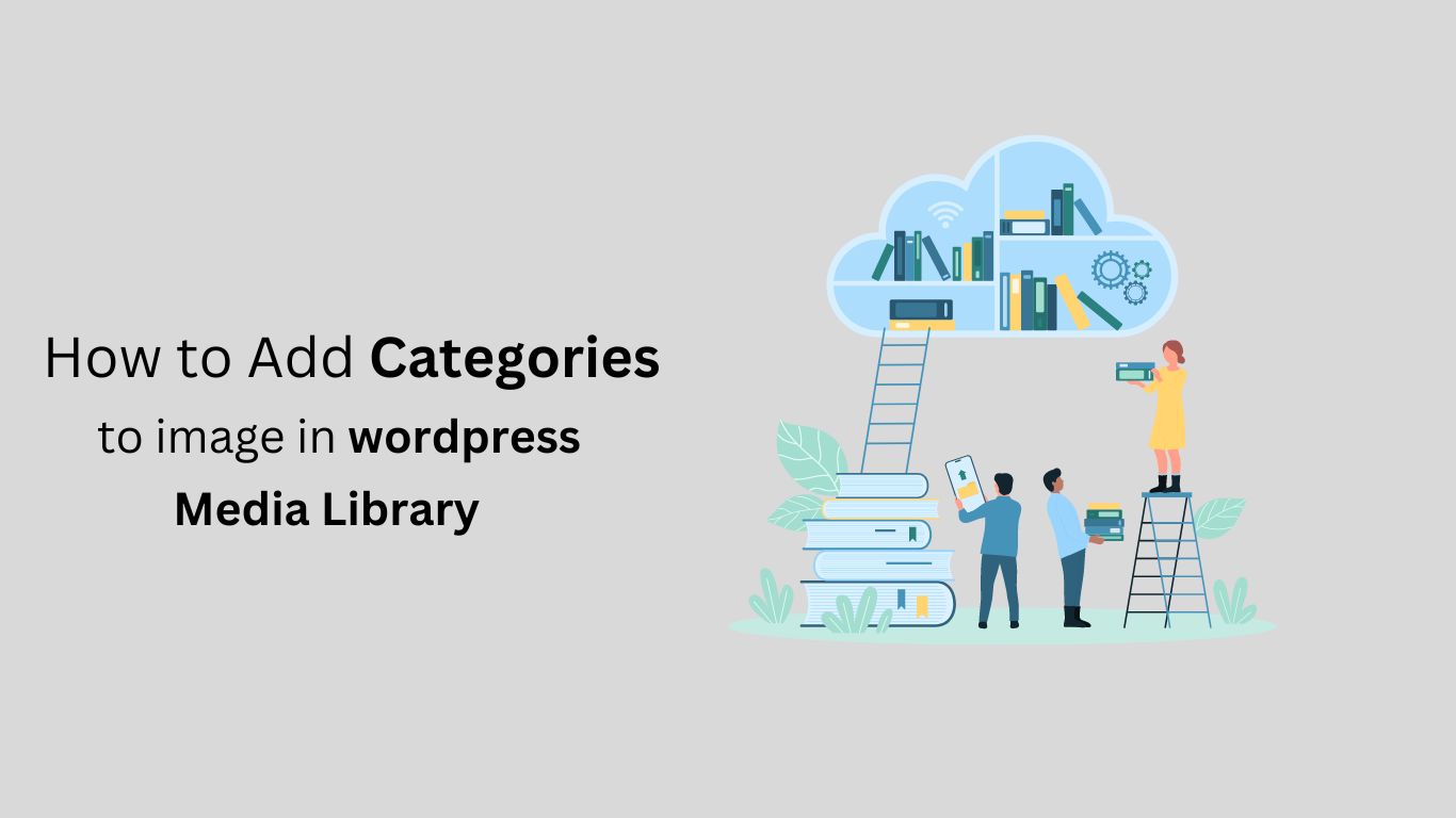 How to Add Categories to image in wordpress