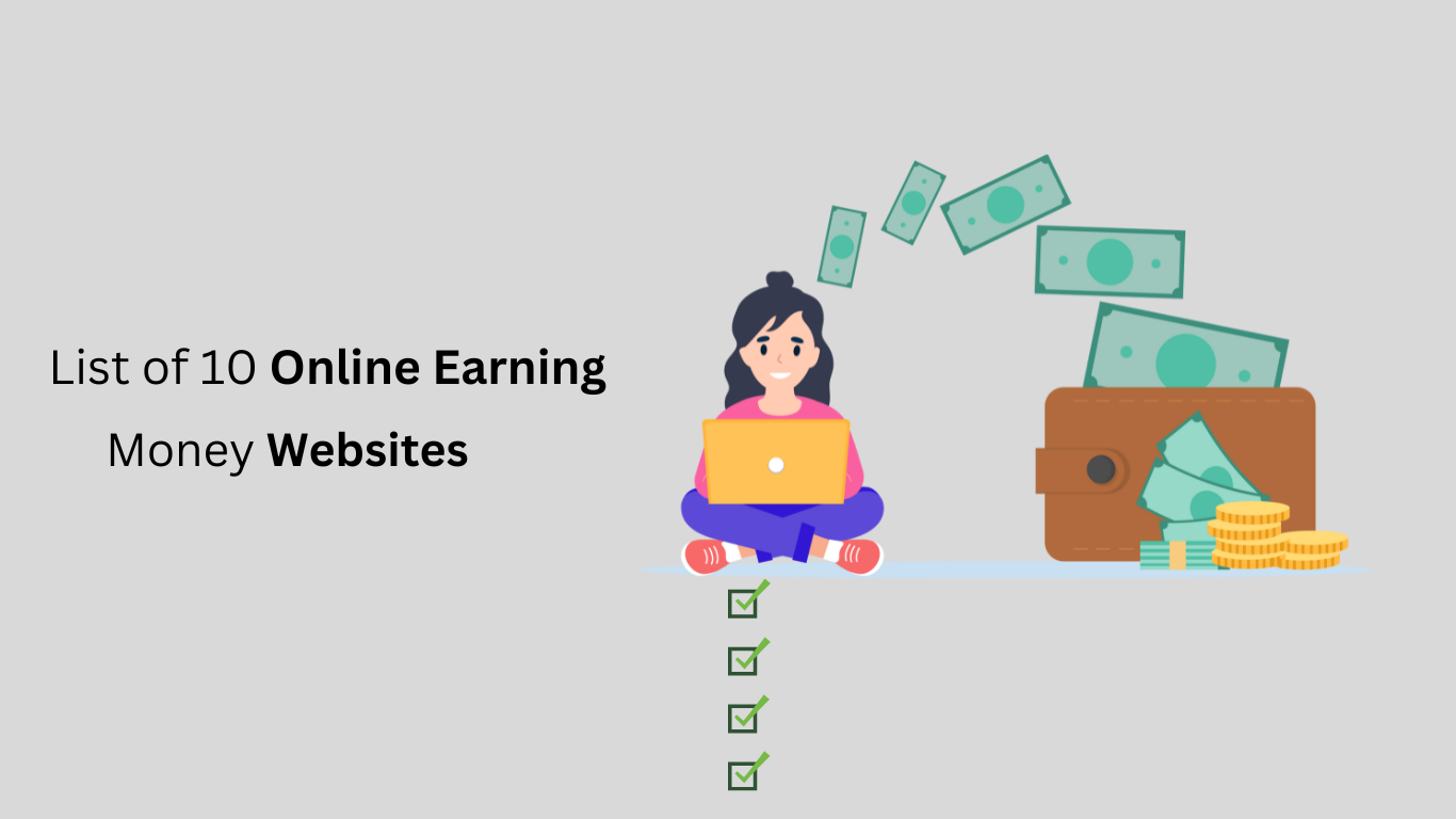 online earning money websites list